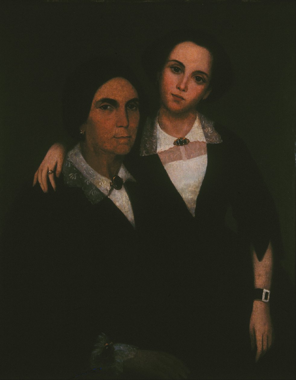 Utan titel (Mor och dotter till Mr. buenaventura Valentín) av Ramón Atiles y Pérez