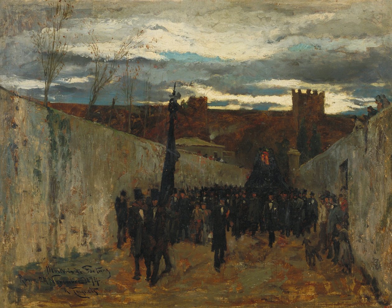 Burial of Fortuny av Ramon Tusquets