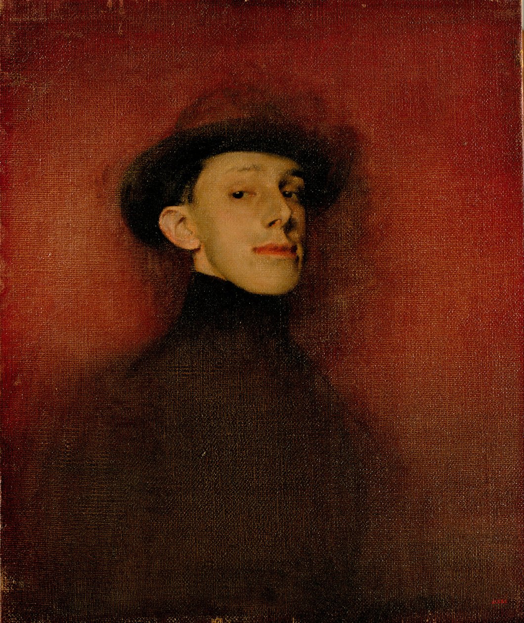Porträtt av kung Alfonso XIII av Spanien Study av Ramon Casas i Carbo