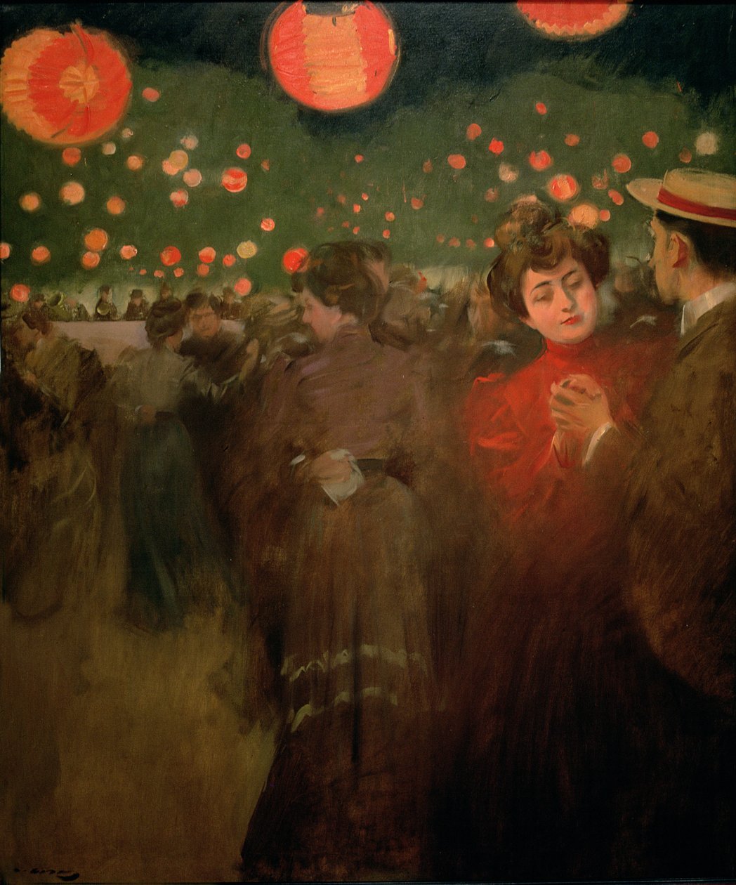 Friluftsfesten, ca 1901-02 (olja på duk) av Ramon Casas i Carbo