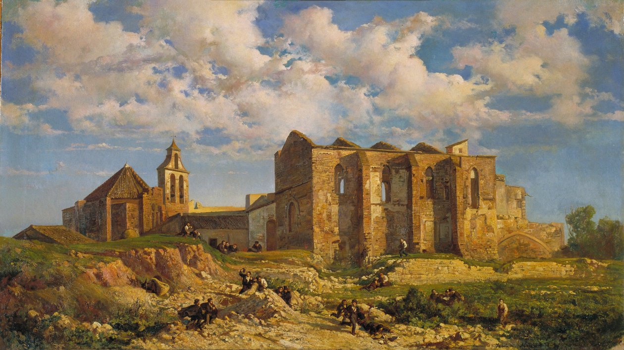 Ruinerna av Heliga gravens kyrka av Ramon Martí i Alsina
