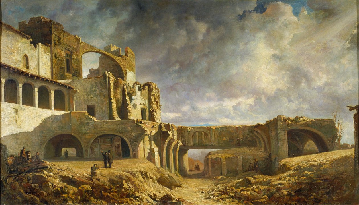 Ruinerna av palatset av Ramon Martí i Alsina