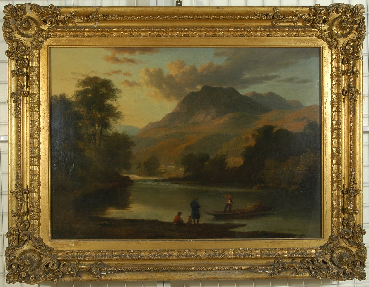 Loughrigg och floden Brathay, c.1807 av Ramsay Richard Reinagle