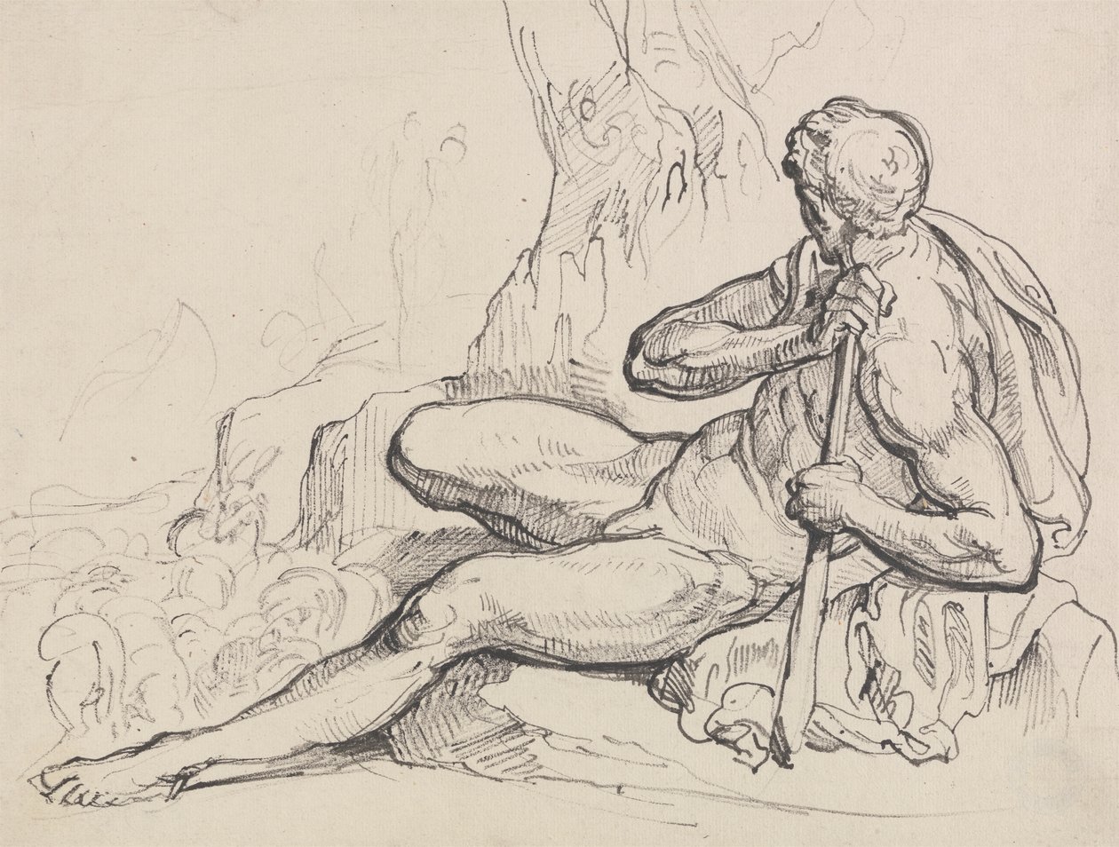 Herkules vilar av Ramsay Richard Reinagle