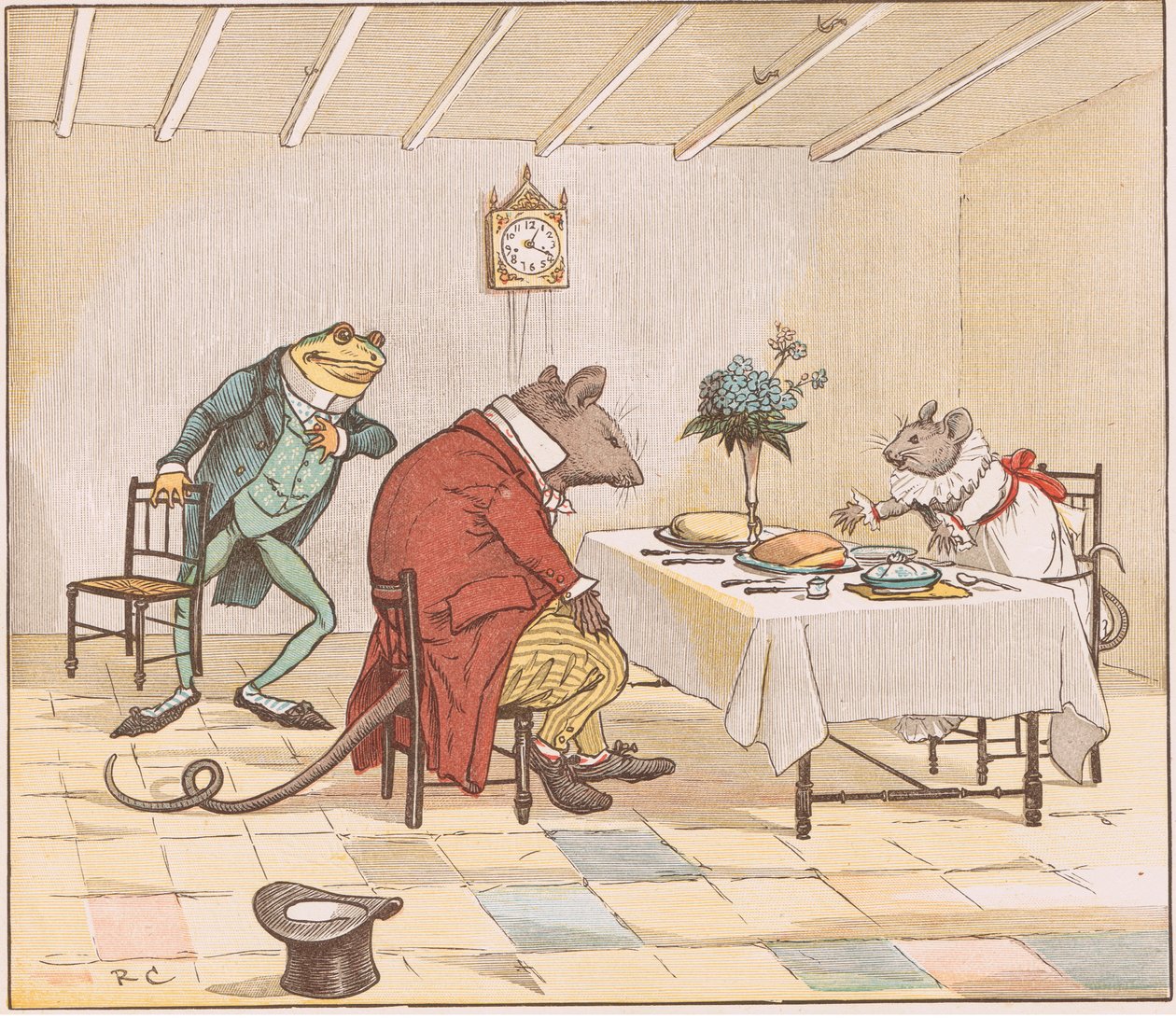 Be, fröken mus, vill du ge oss lite öl av Randolph Caldecott