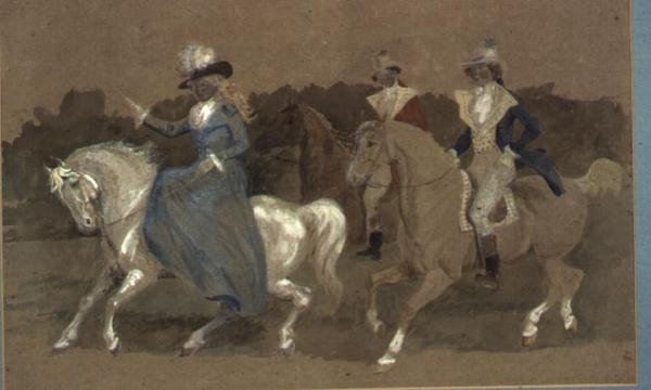 Rid en tupphäst till Banbury Cross och en bonde gick på trav på sitt grå sto av Randolph Caldecott