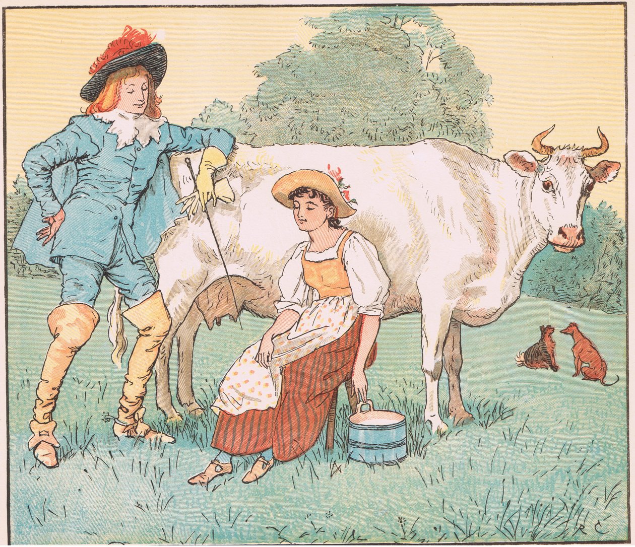 Ska jag gifta mig med dig, min vackra piga av Randolph Caldecott