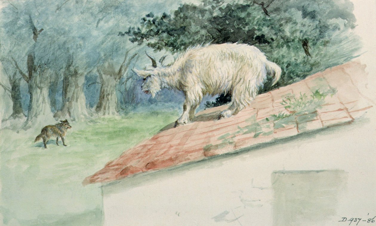 Ungen och vargen av Randolph Caldecott