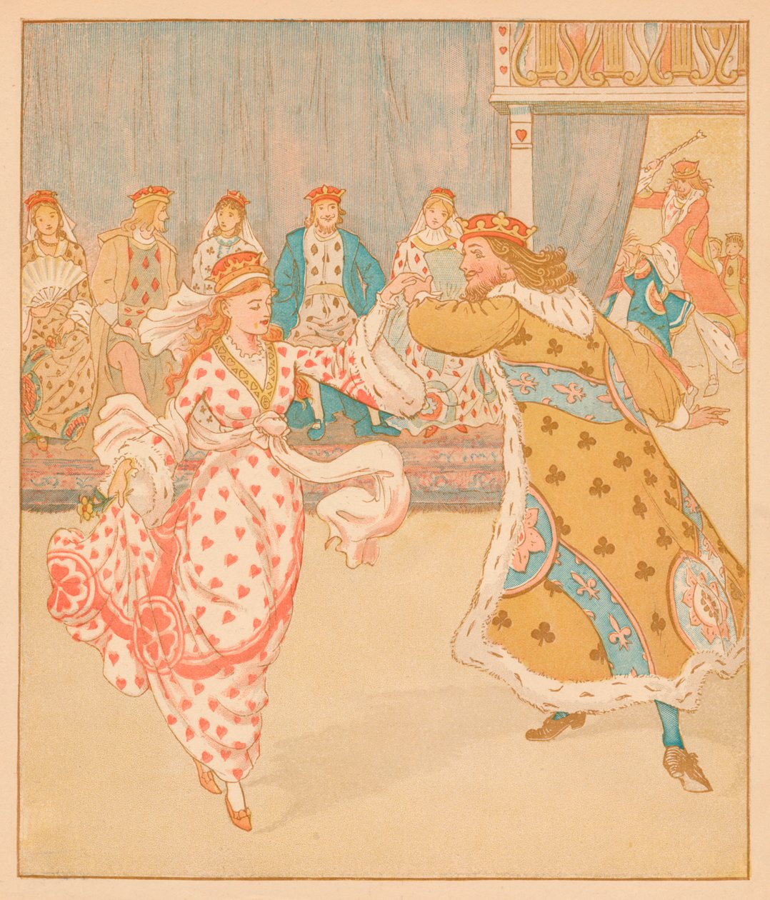 Och slog Knaven fullt sår, 1880. av Randolph Caldecott