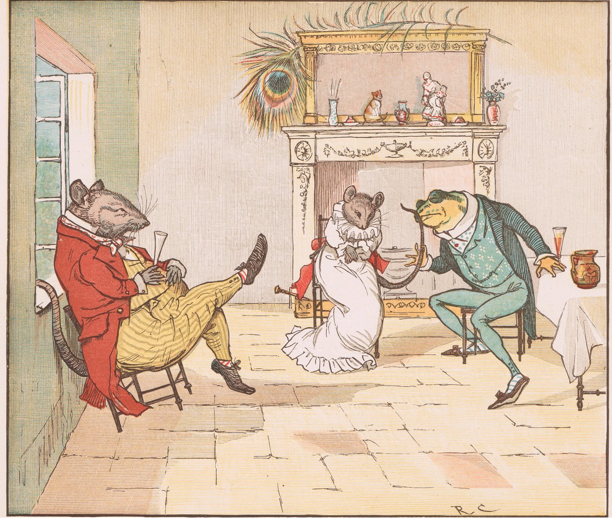 Be, herr groda, vill du ge oss en sång av Randolph Caldecott