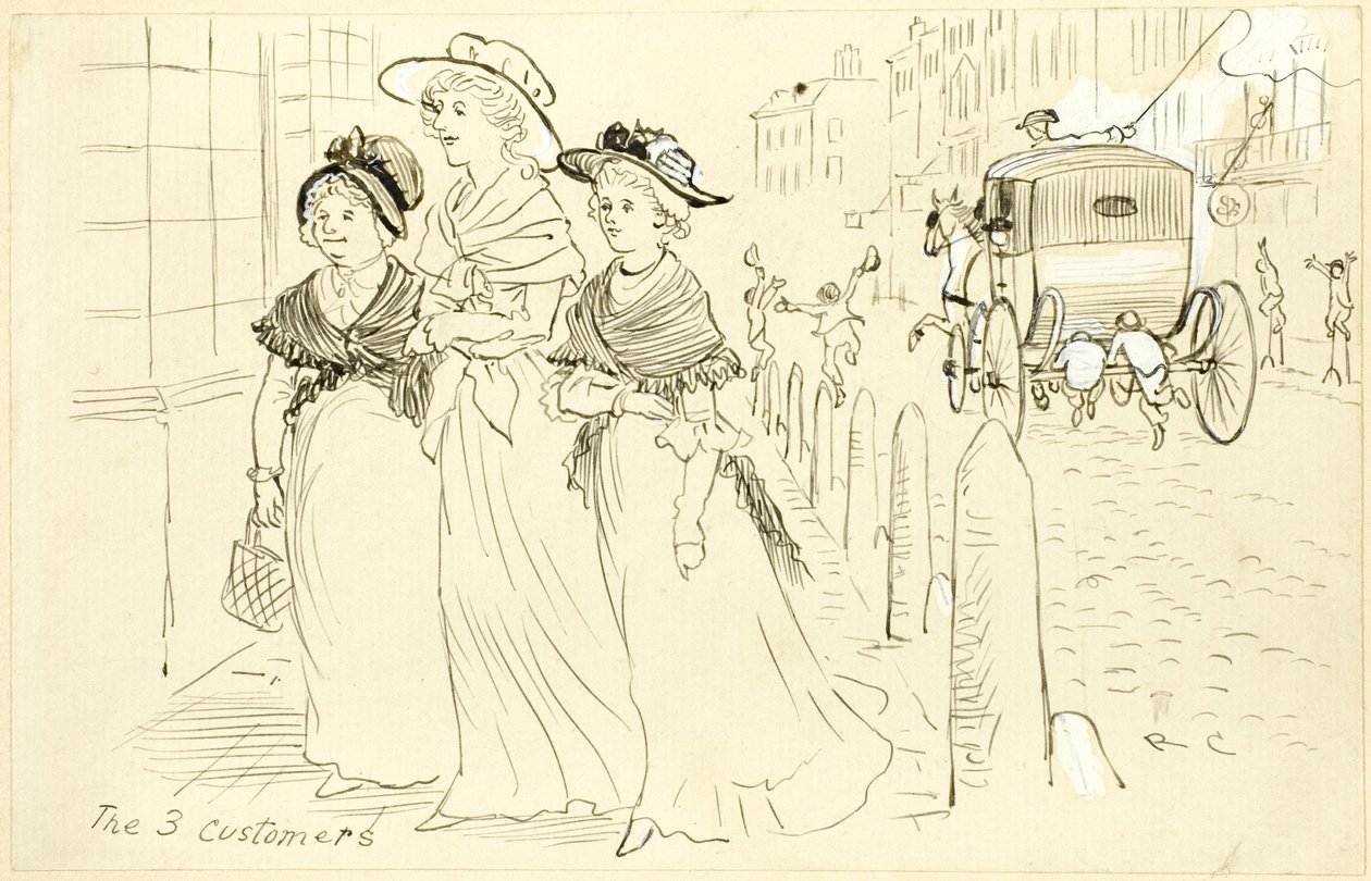 De tre kunderna av Randolph Caldecott