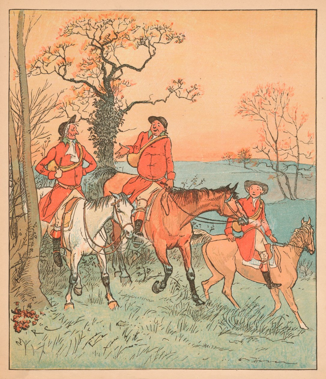 Den här jakten betalar inte, 1880. av Randolph Caldecott