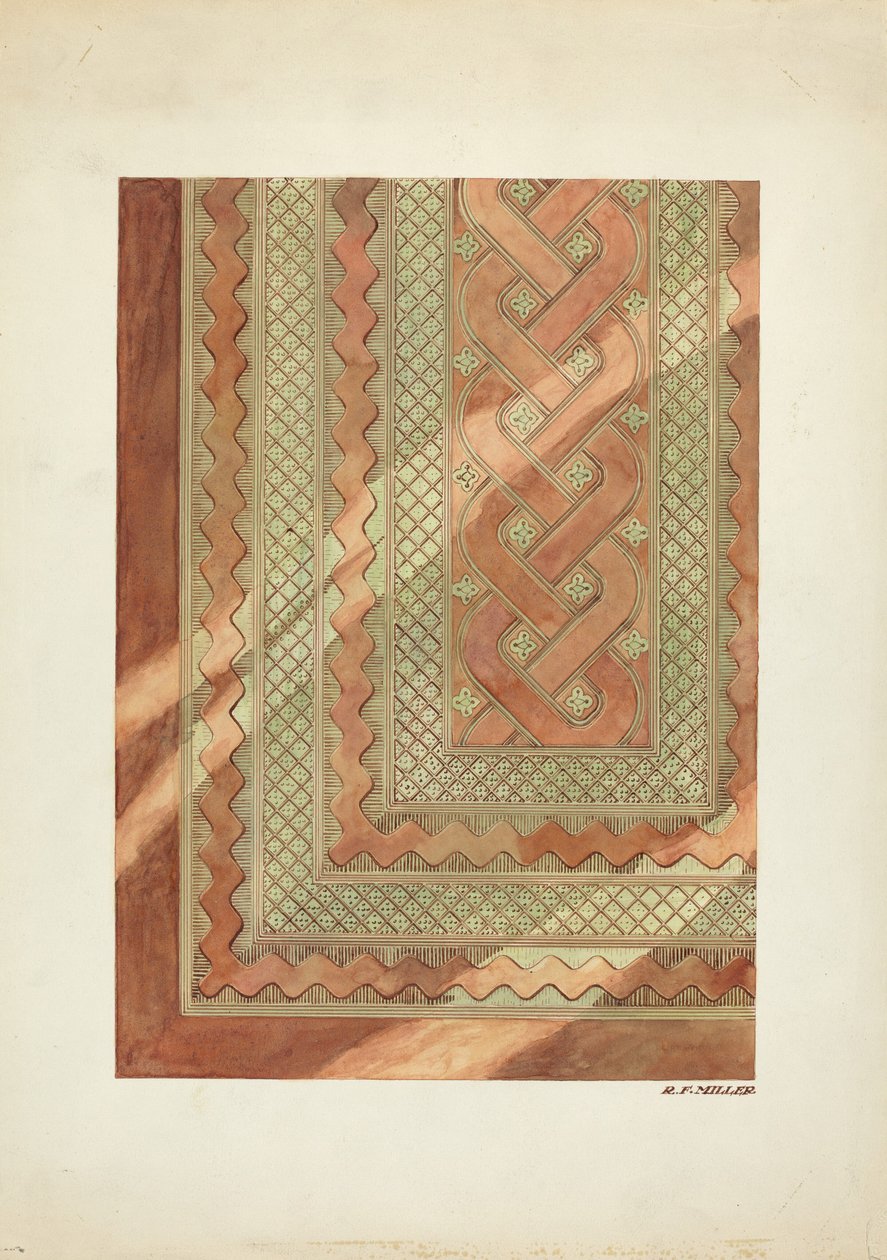 Lädersäte i Confessional (Detalj) av Randolph F. Miller