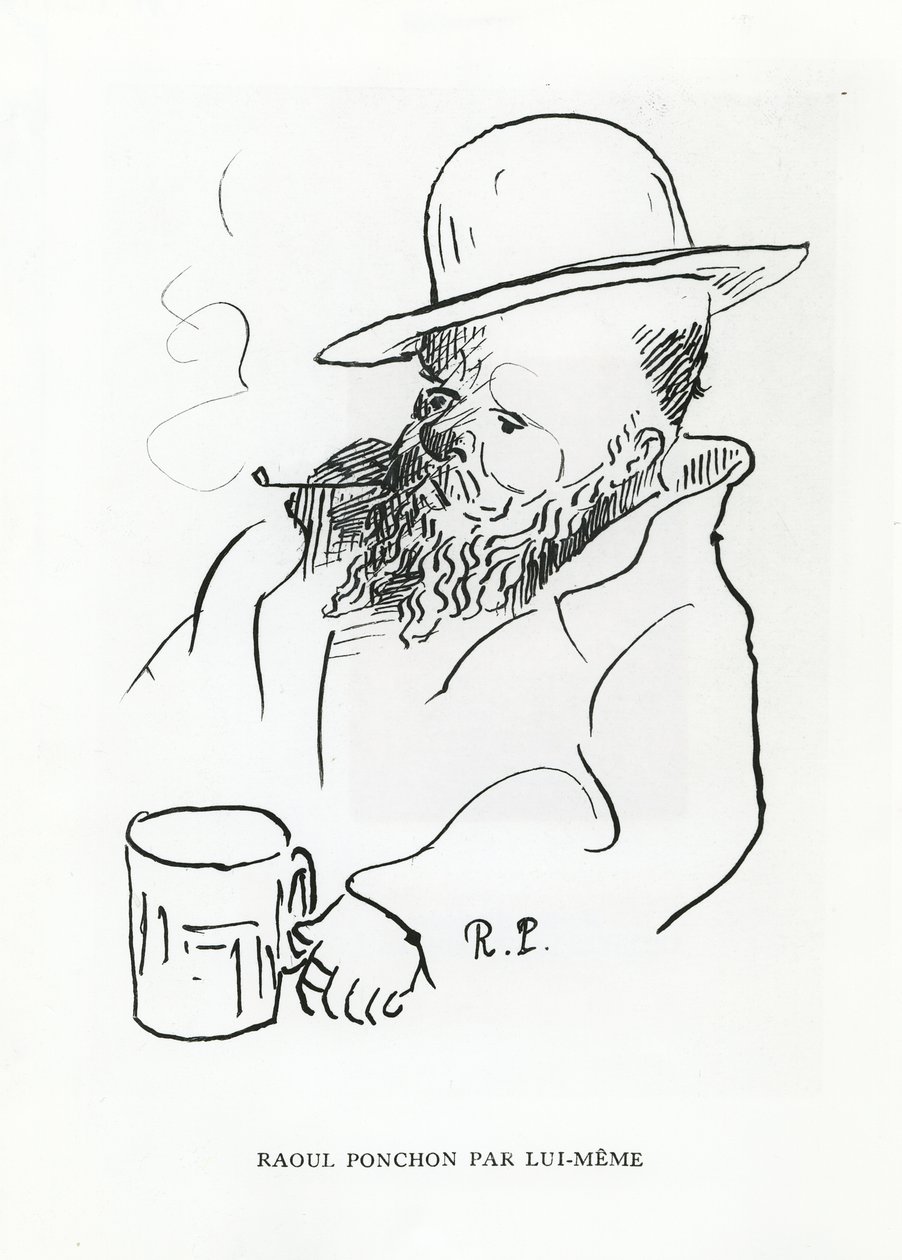 Självporträtt av Raoul Ponchon