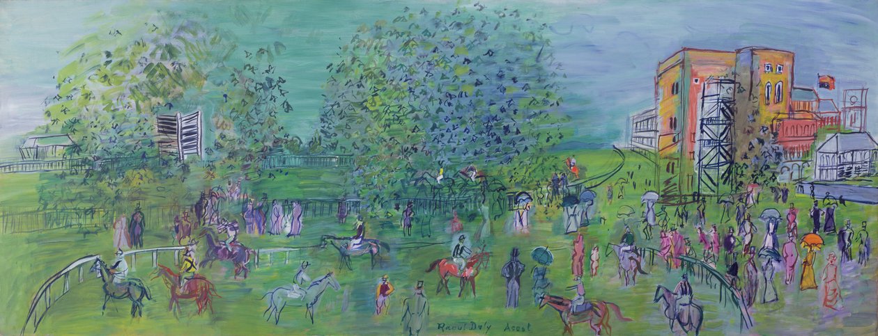 Ascot, ca 1930 (olja på duk) av Raoul Dufy