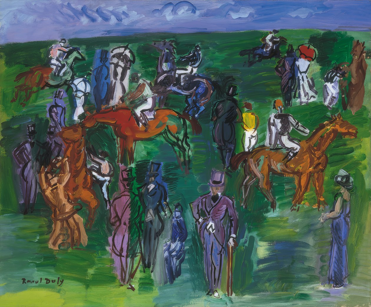 På tävlingarna av Raoul Dufy