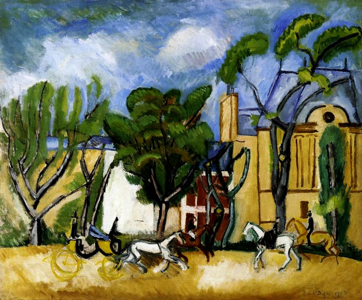 Bois de Boulogne av Raoul Dufy