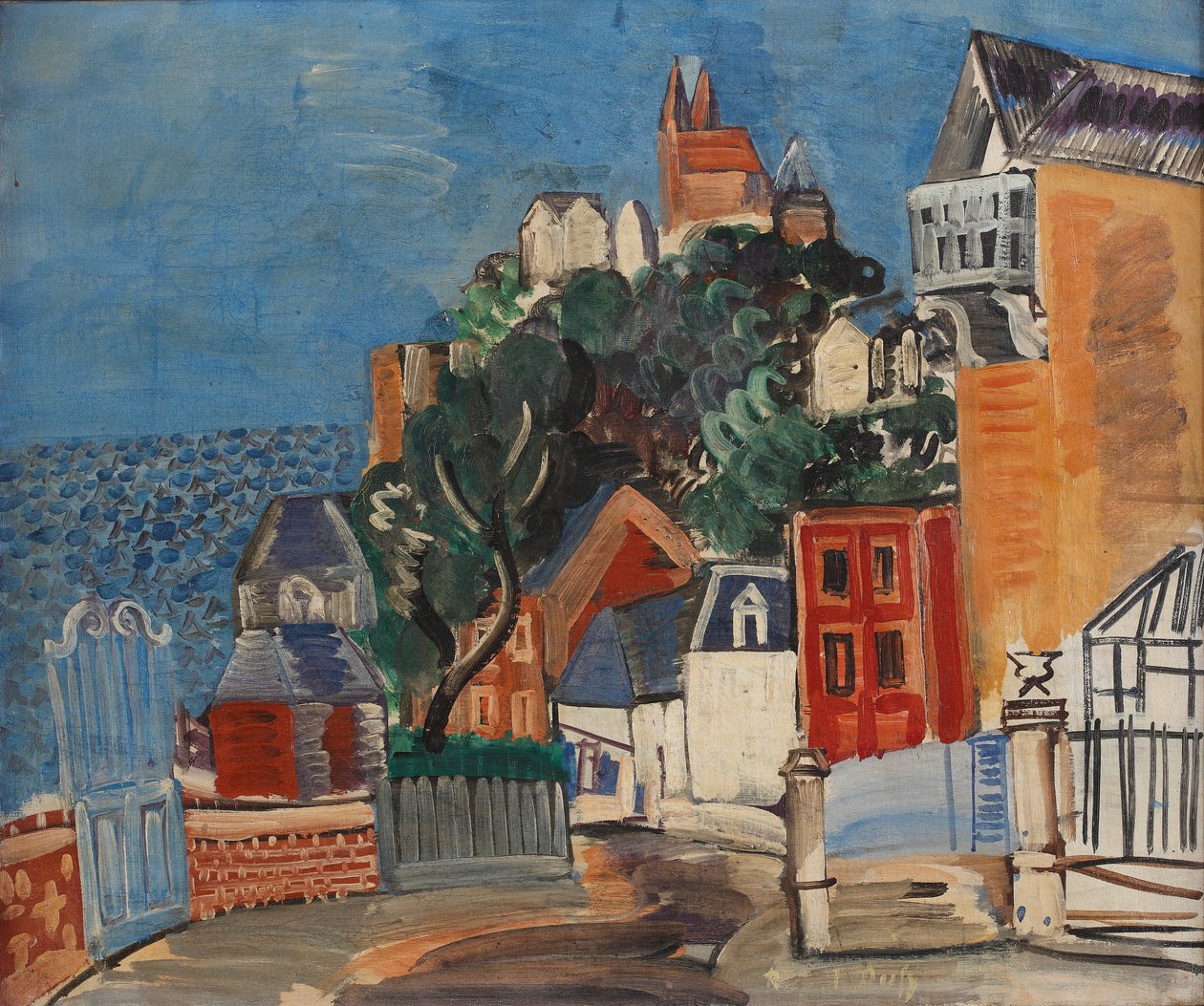 Côte Basse, ca 1924 (olja på duk) av Raoul Dufy