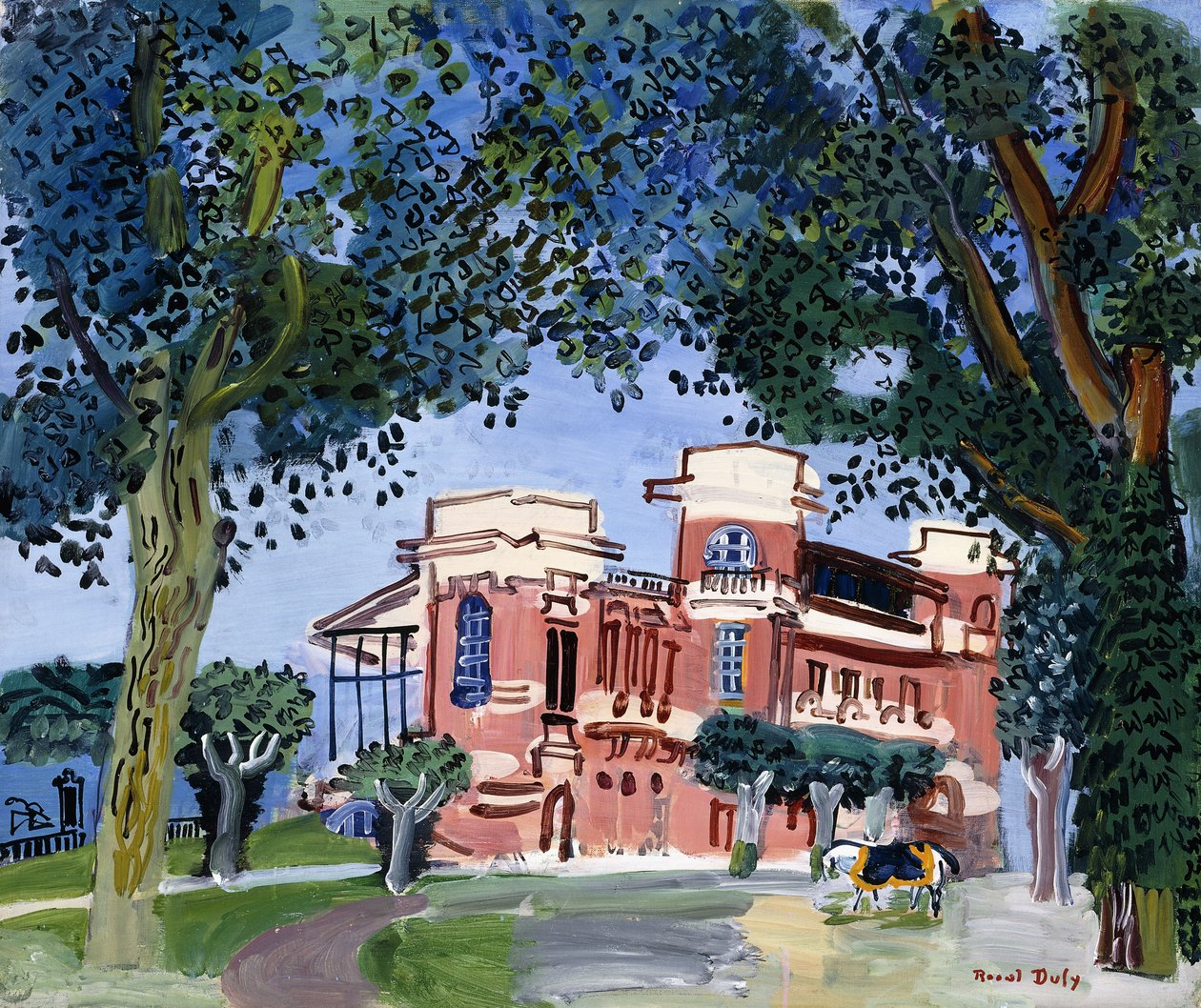 Deauville (paddocken) av Raoul Dufy