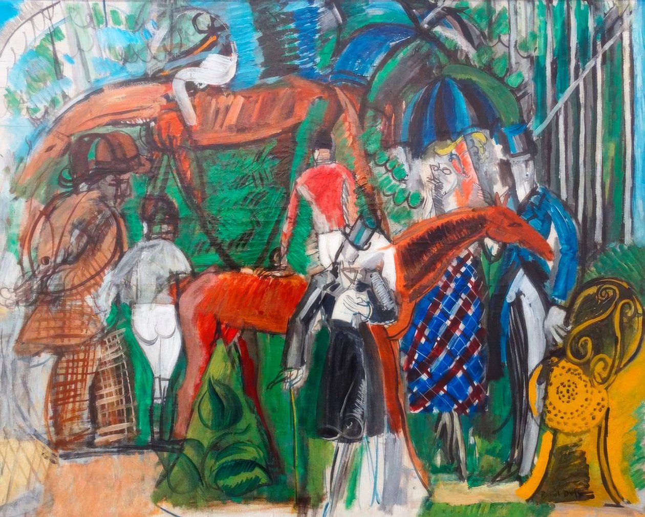 Paddock av Raoul Dufy