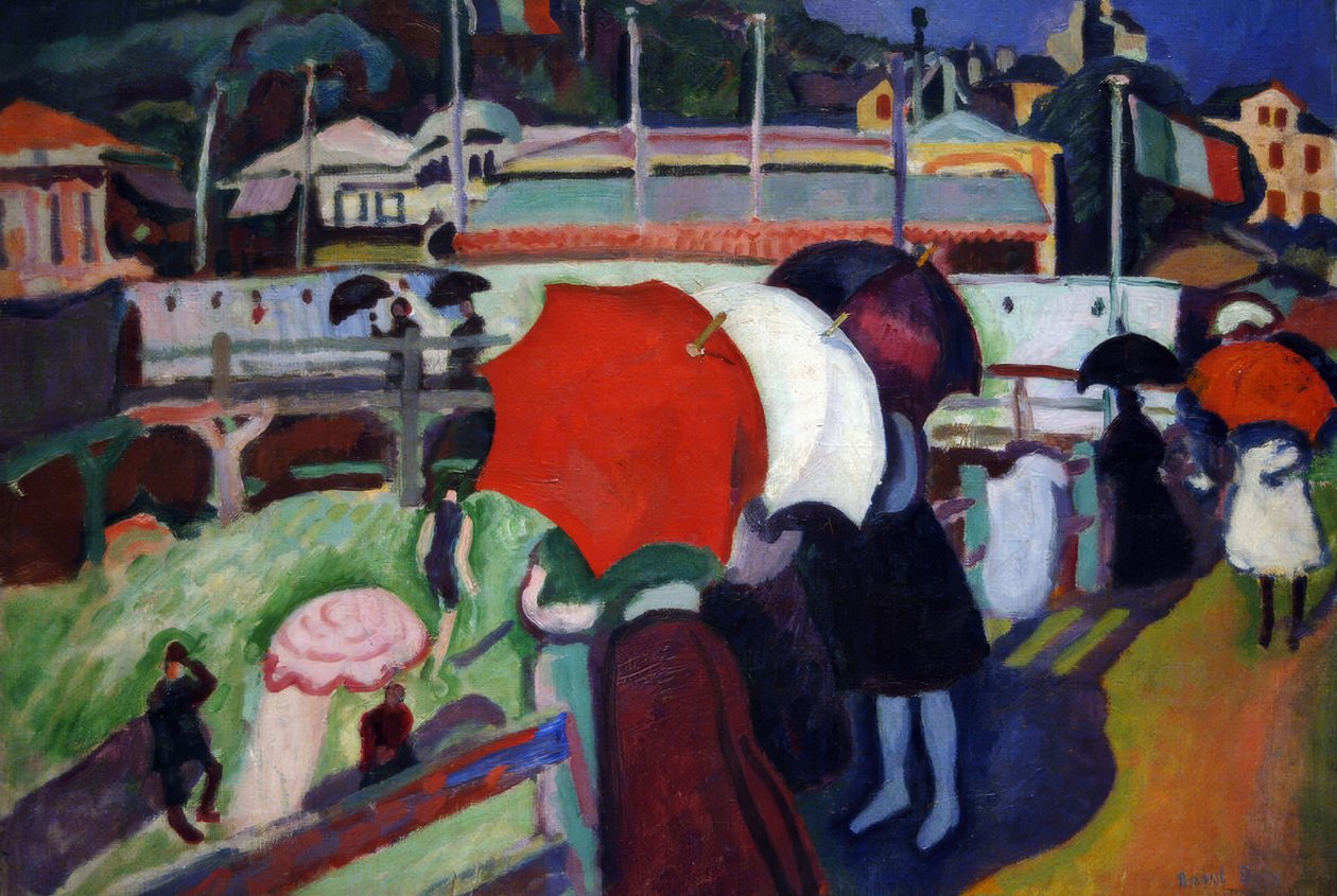 De tre paraplyerna av Raoul Dufy