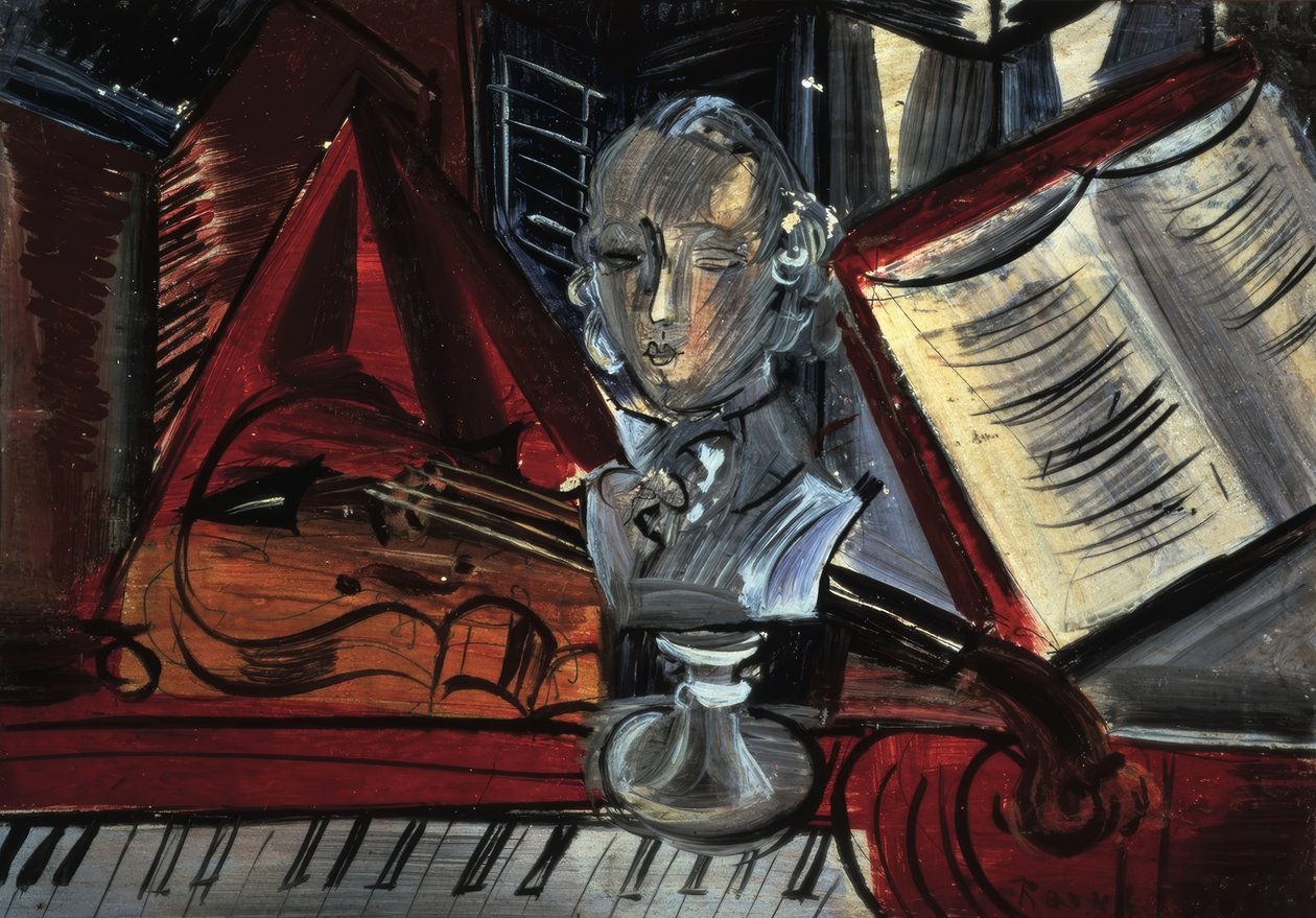 Hommage till Wolfgang Amadeus Mozart av Raoul Dufy