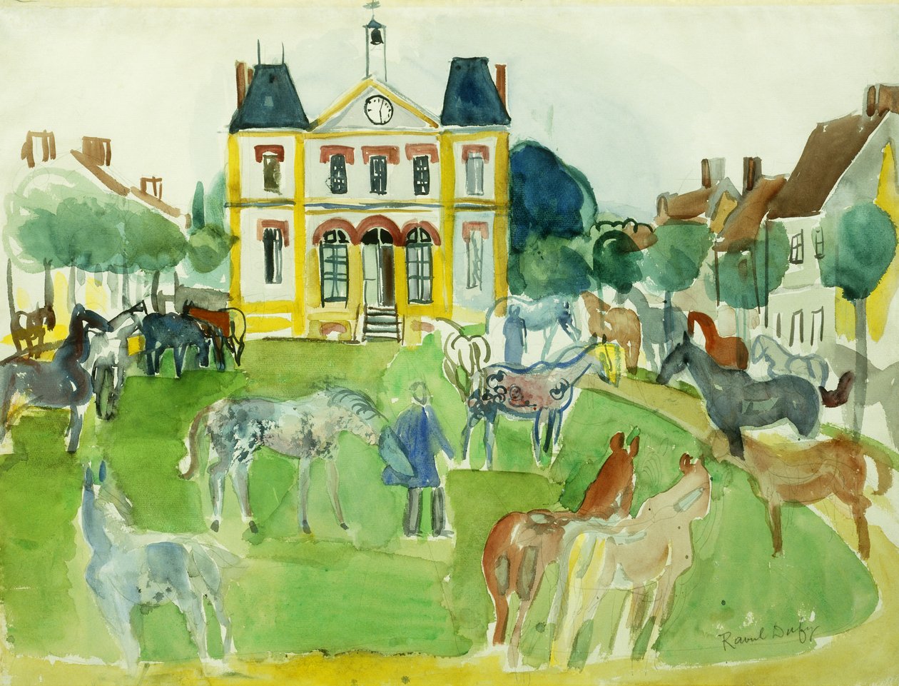 Hästar; Chevaux av Raoul Dufy