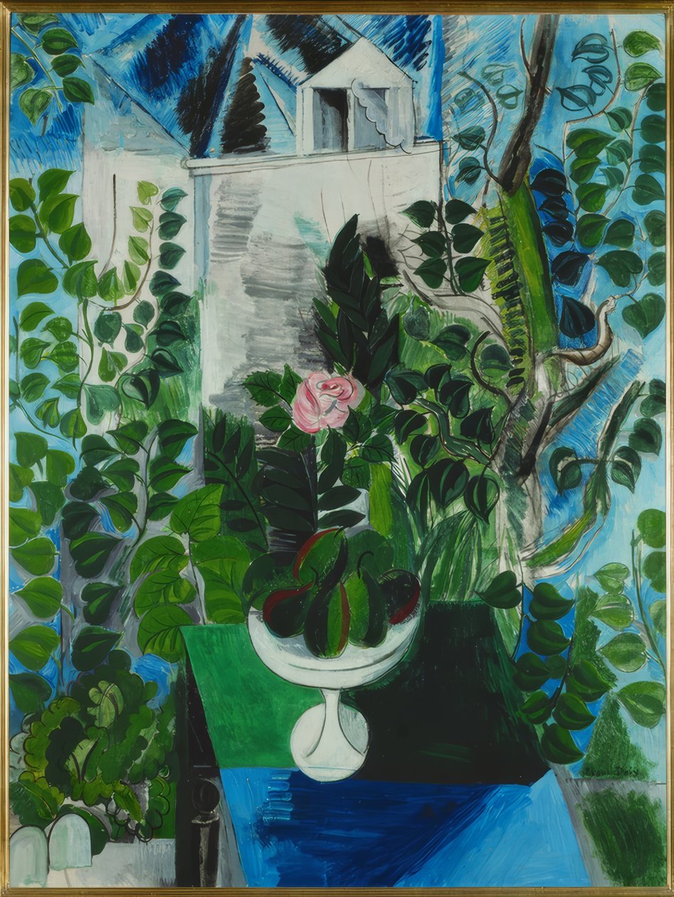 Konstnärens hus och trädgård i Le Havre av Raoul Dufy
