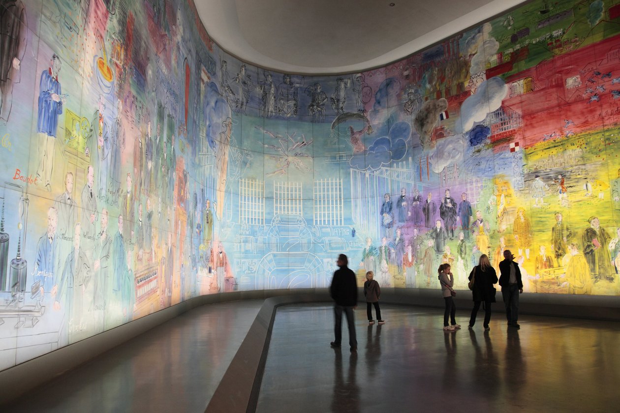 La Fee Electricite, i Dufy-rummet på Musee d