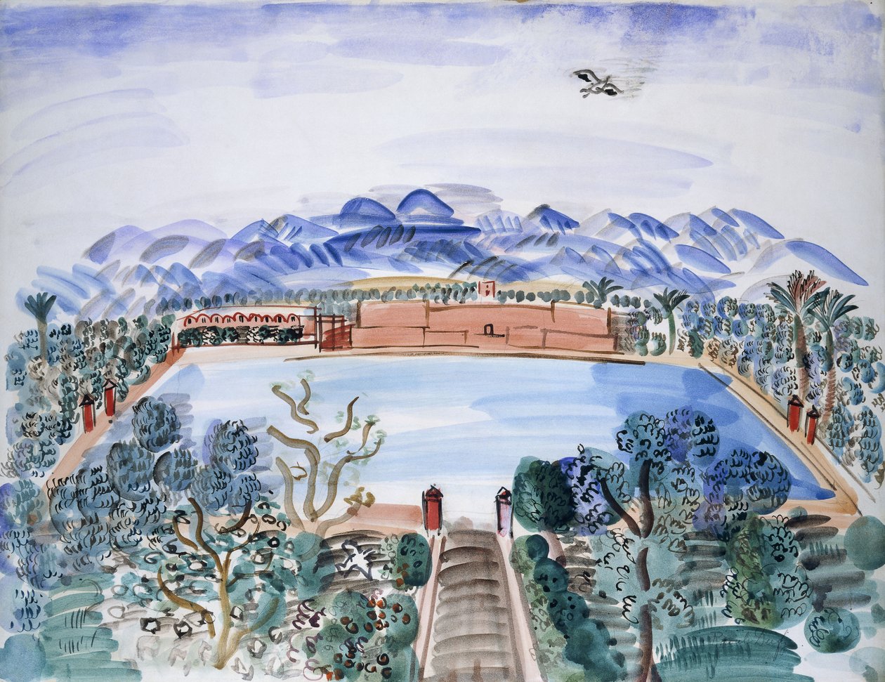 La Menara, Marrakech av Raoul Dufy