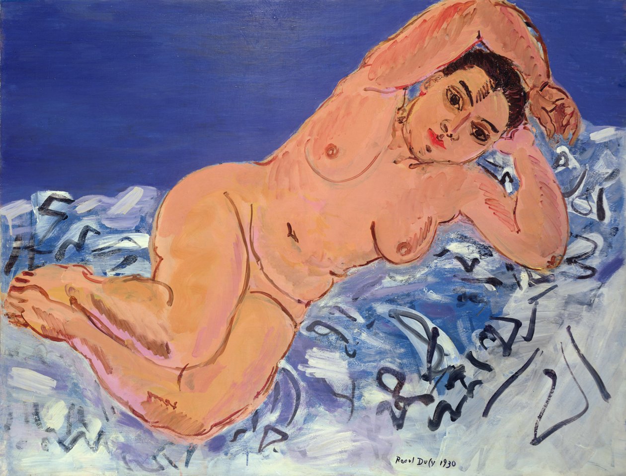 Stor blå naken av Raoul Dufy