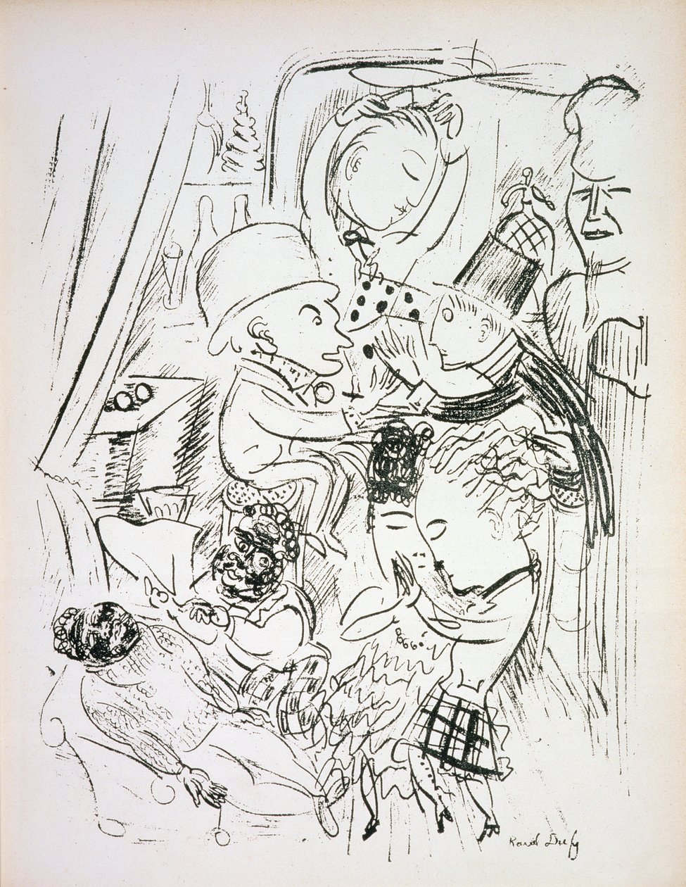 Le Boeuf sur le Toit eller The Nothing Doing Bar, Darius Milhaud Instrumentalmusik av Raoul Dufy