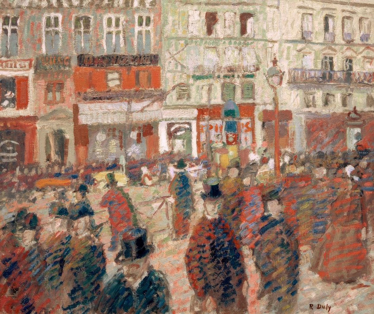 Boulevard Saint-Martin av Raoul Dufy