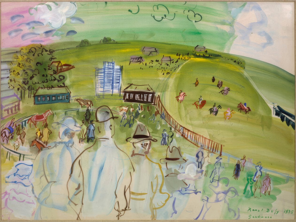 Racebanan (Goodwood) av Raoul Dufy