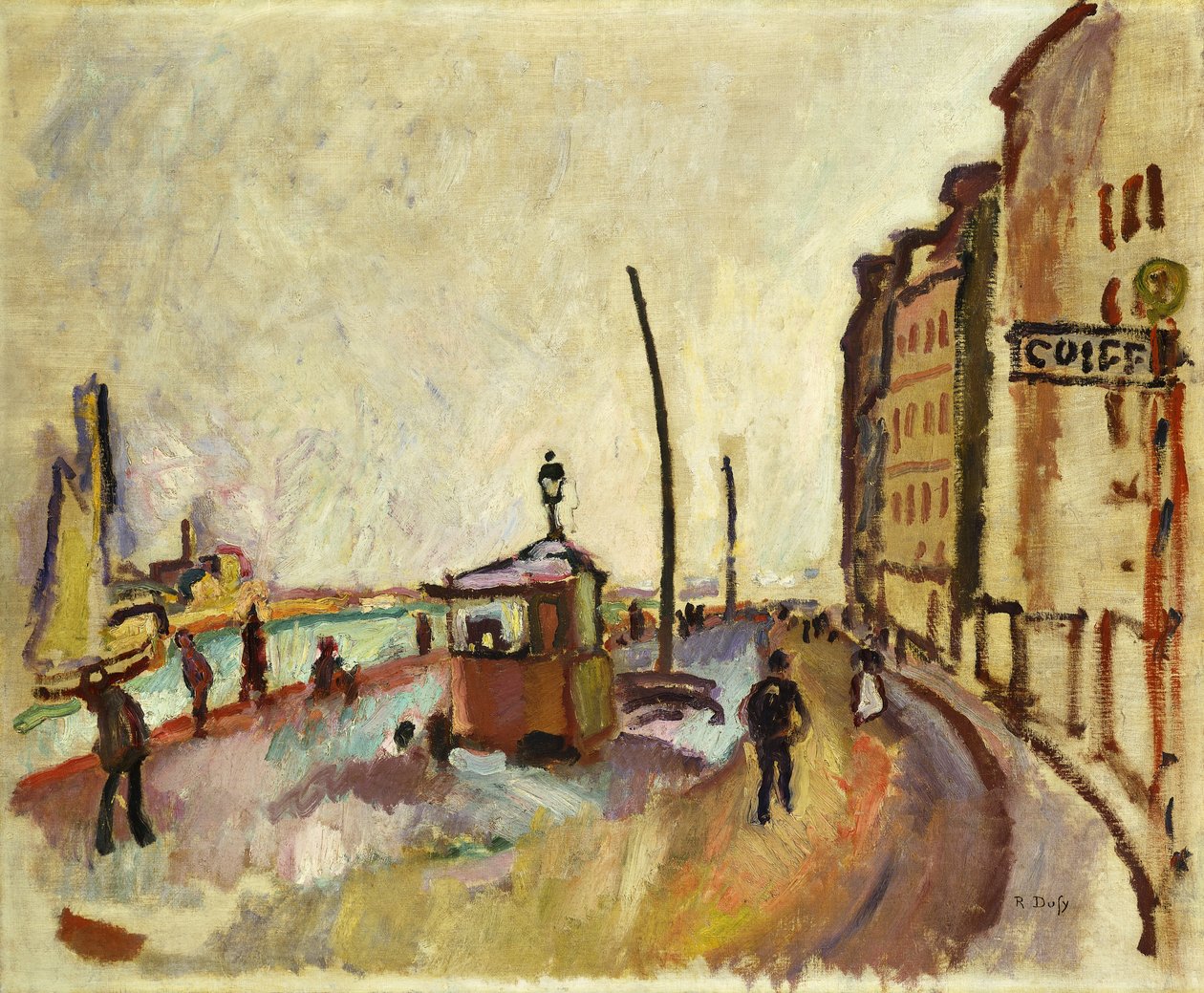 Le Havre, ca 1906-07 (olja på duk) av Raoul Dufy