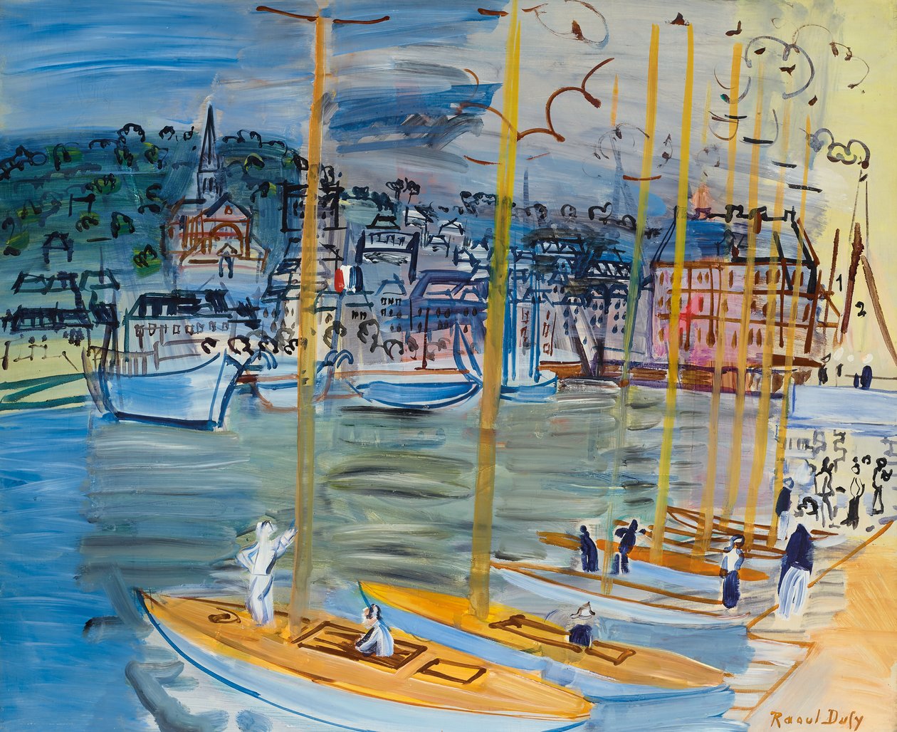 Deauvilles bassäng av Raoul Dufy
