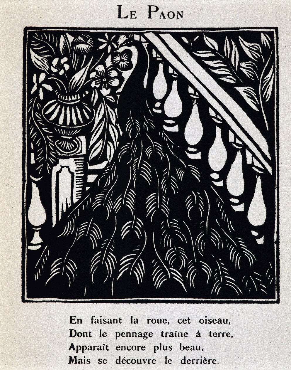 Le peacock - i "Le Bestiaire ou cortege d
