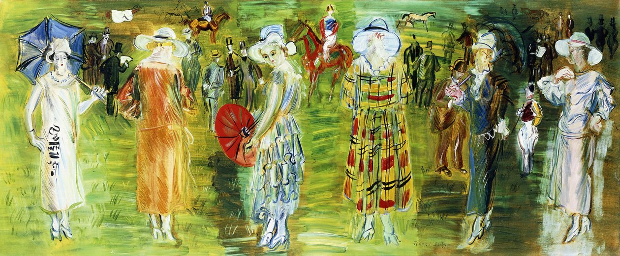 Poirets skyltdockor på tävlingarna 1923 av Raoul Dufy