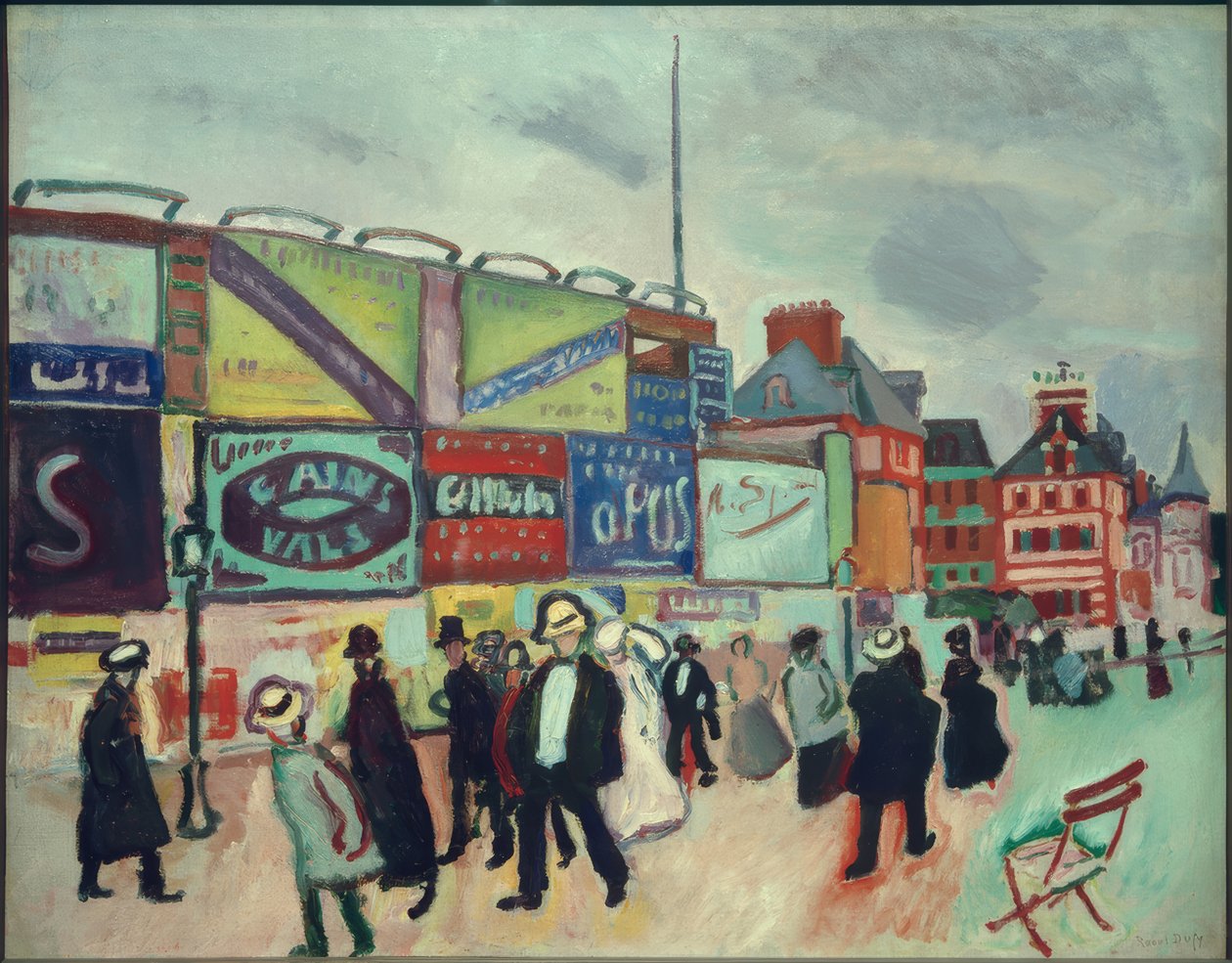 Affischer i Trouville av Raoul Dufy