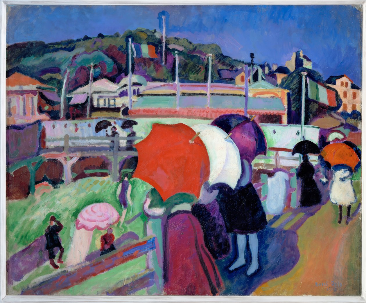 De tre paraplyerna av Raoul Dufy