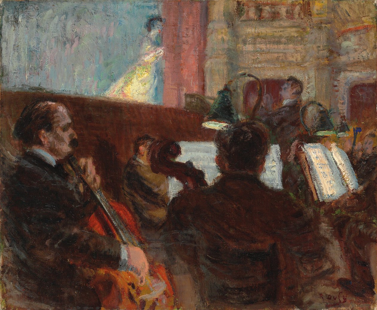 Orkestern i Le Havre av Raoul Dufy