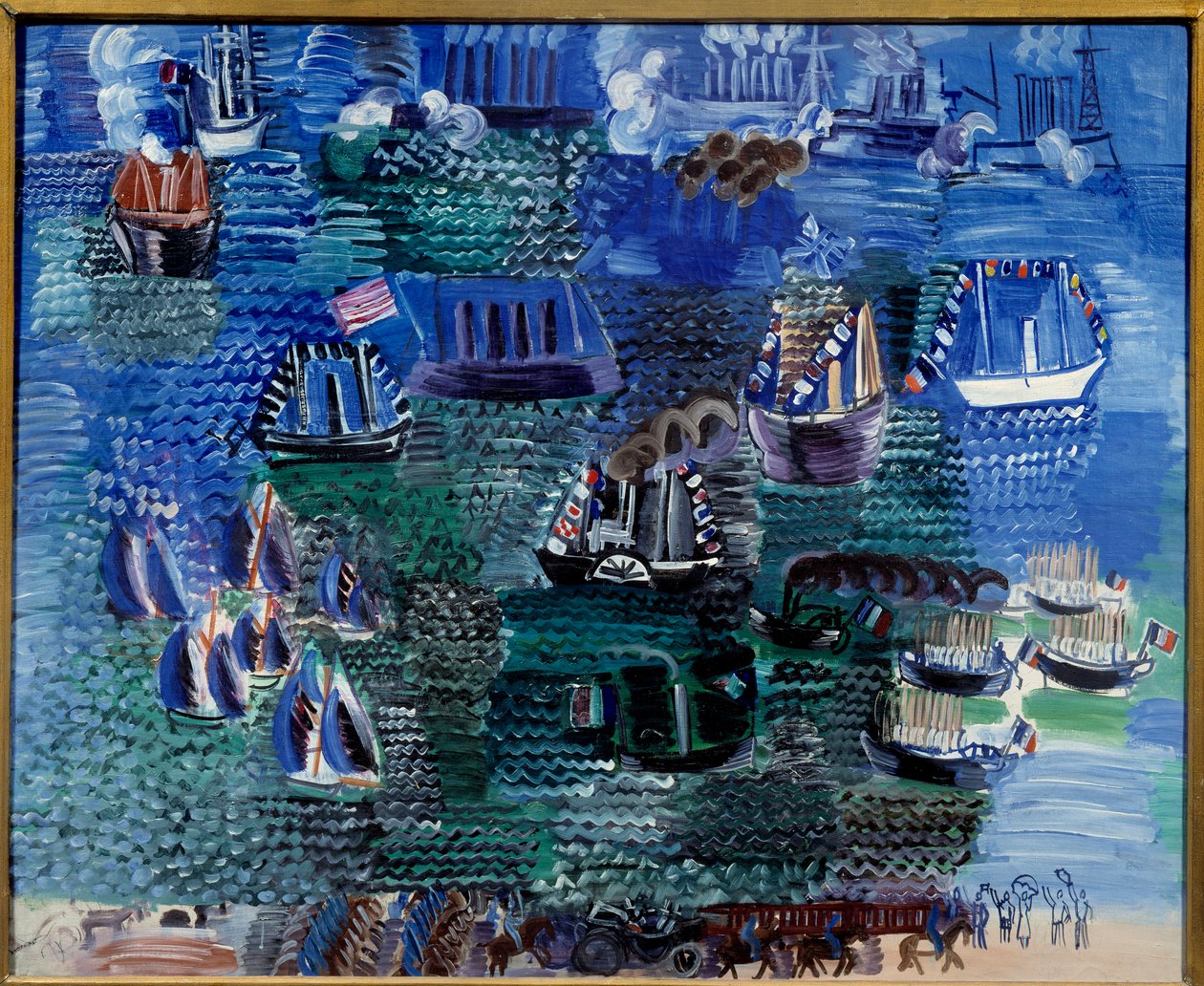 Maritim högtid och officiellt besök i Le Havre av Raoul Dufy