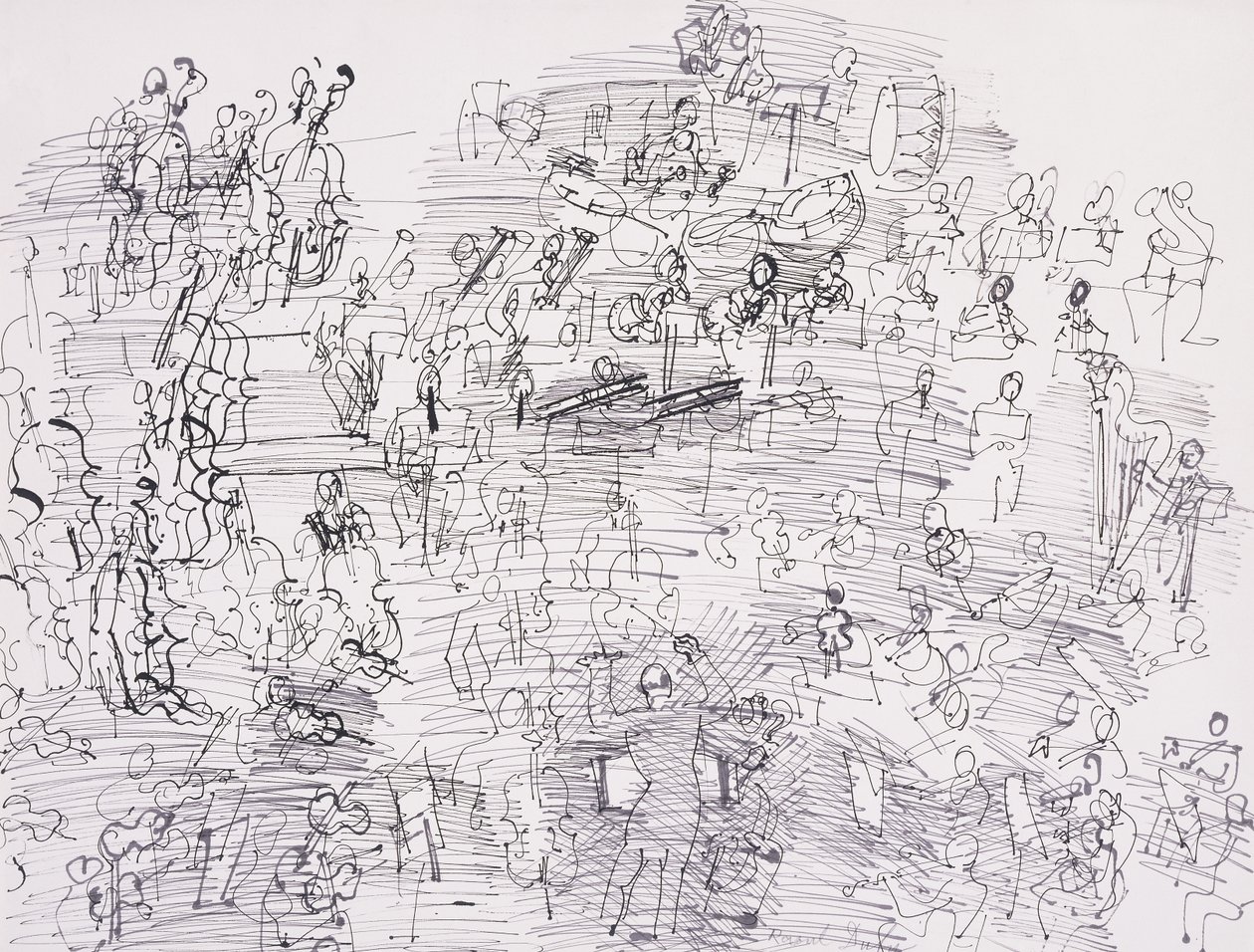 Orkester; Orchestre av Raoul Dufy