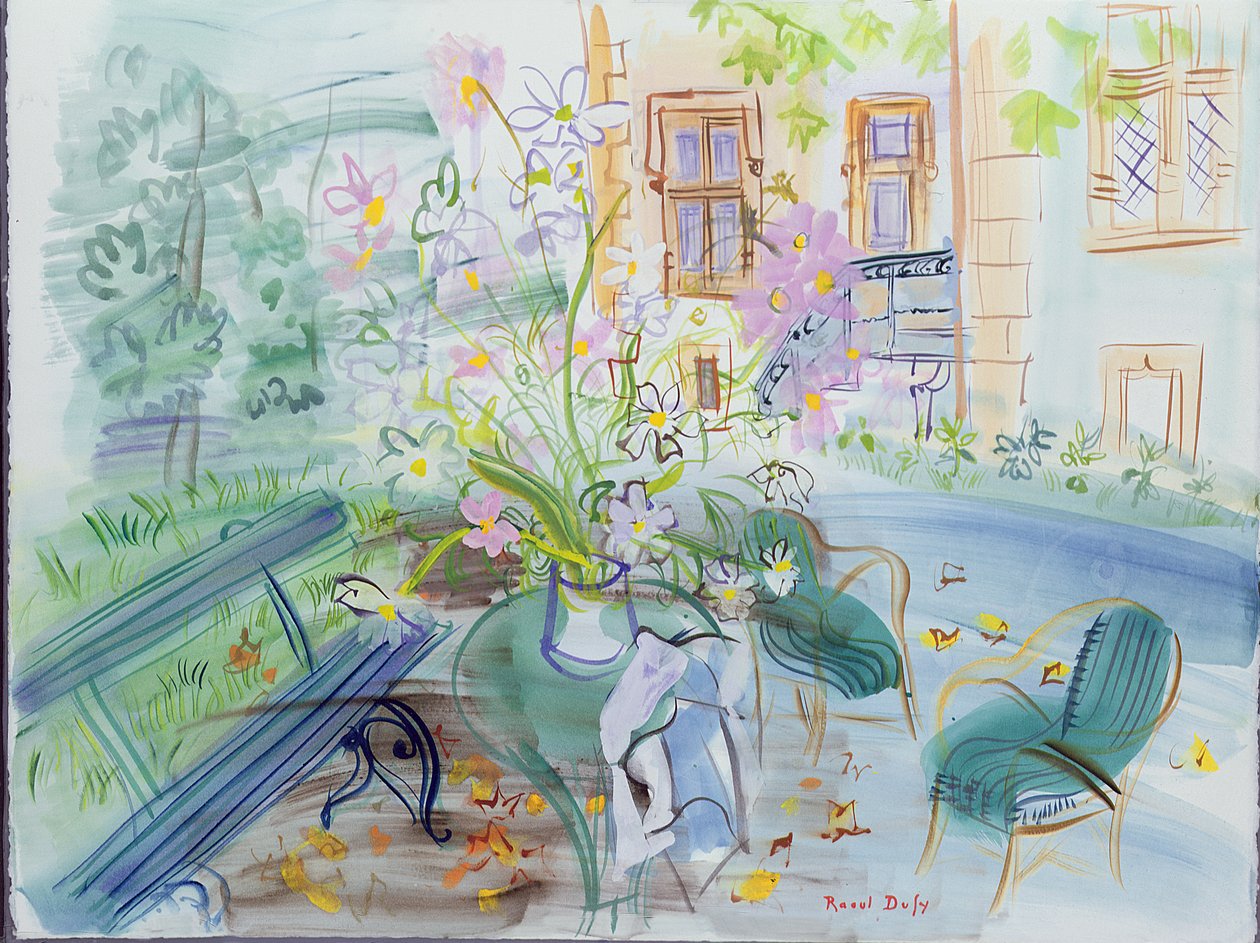 Vårt hus vid Montsaunes av Raoul Dufy