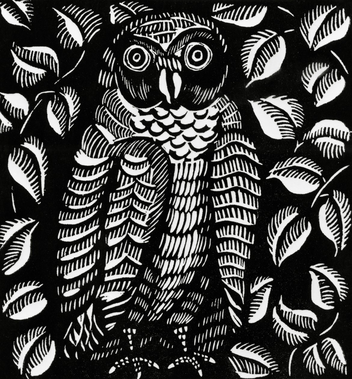 Uggla, för dikten Le hibou, från Le Bestiaire ou Cortege d
