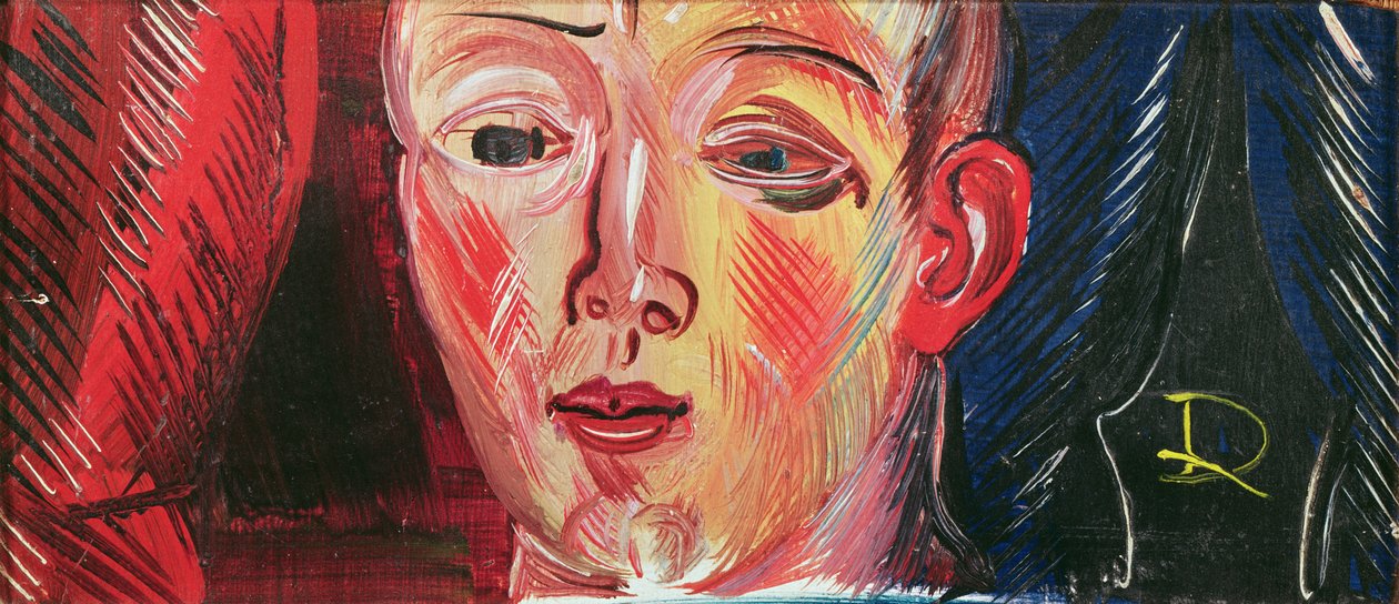 Porträtt (olja på duk) av Raoul Dufy