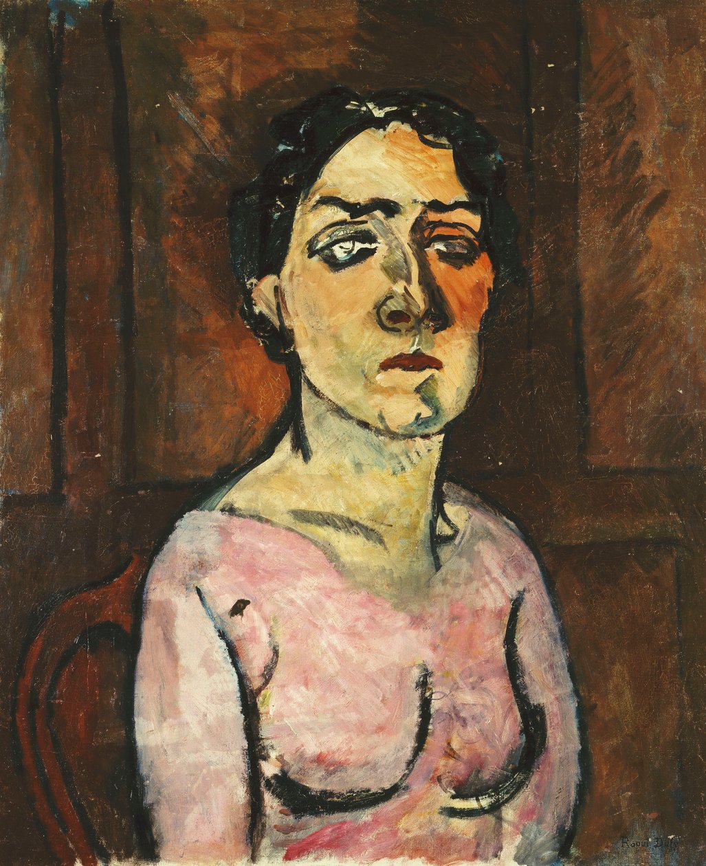 Portrait de Madame Raoul Dufy, ca 1908-1909 (olja på duk) av Raoul Dufy