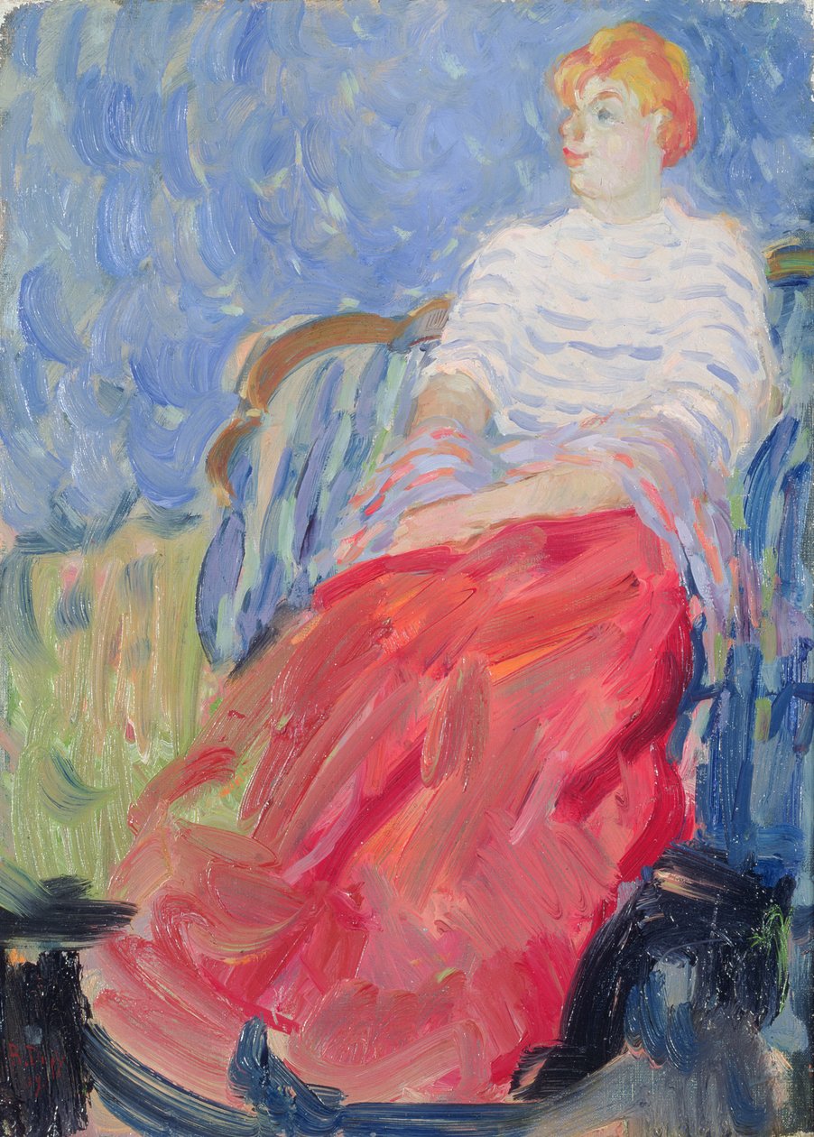 Porträtt av konstnärens syster, Suzanne Dufy av Raoul Dufy
