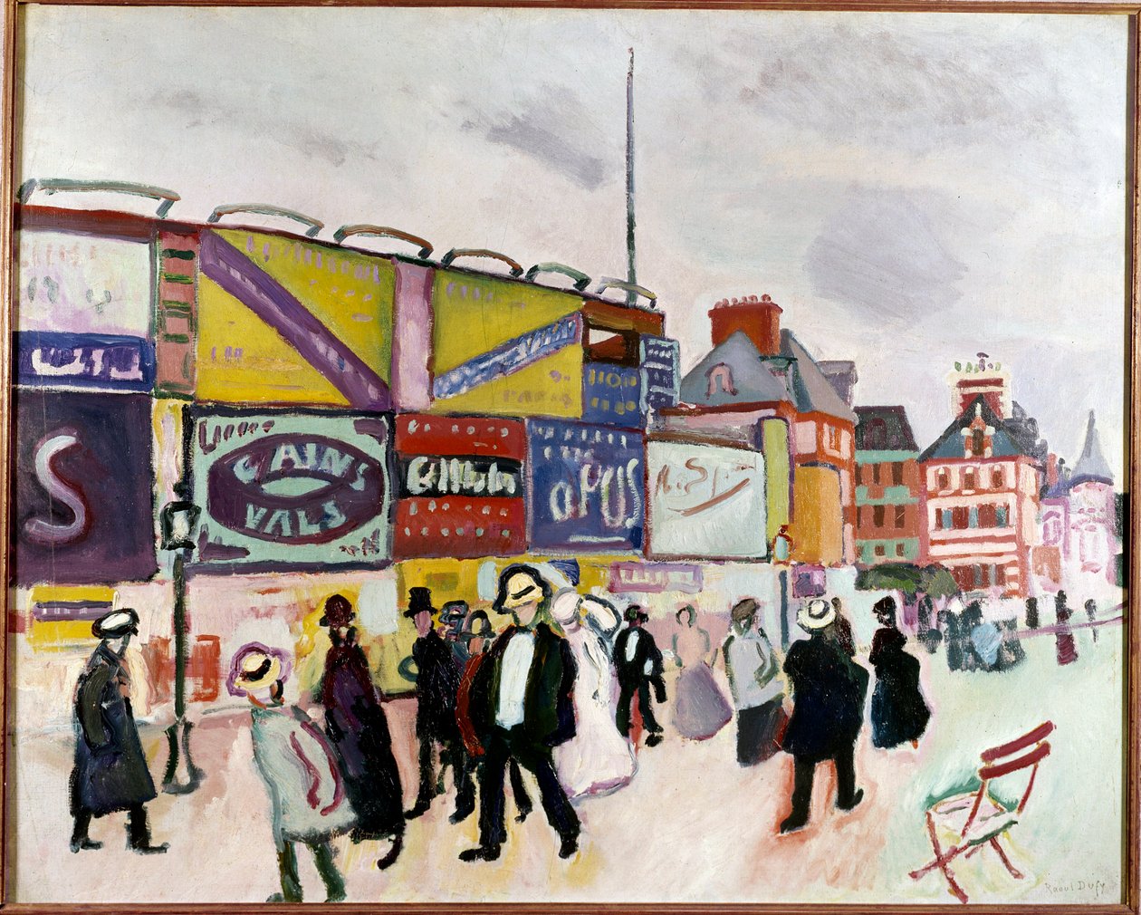 Affischer i Trouville av Raoul Dufy
