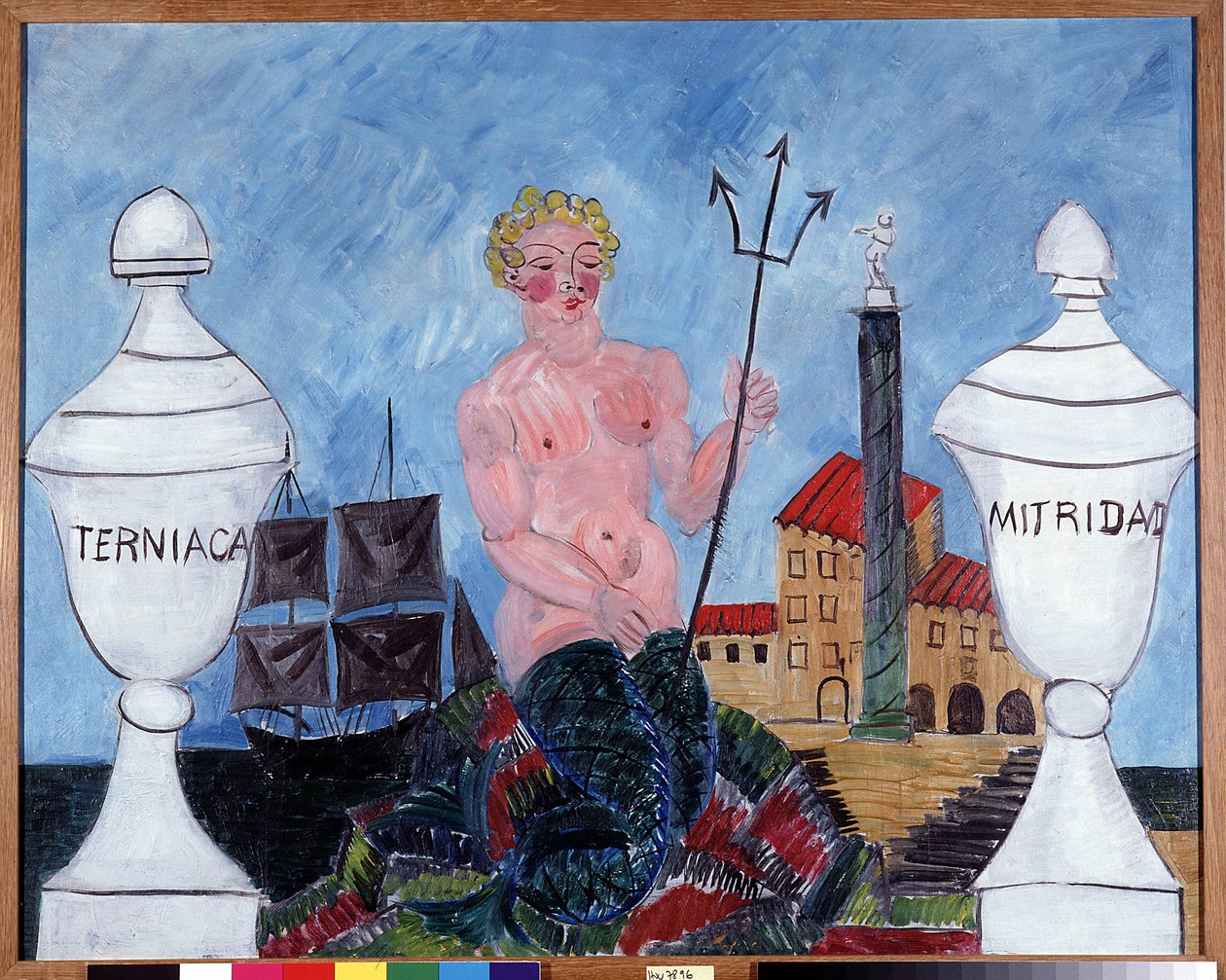 Siren med treudd av Raoul Dufy